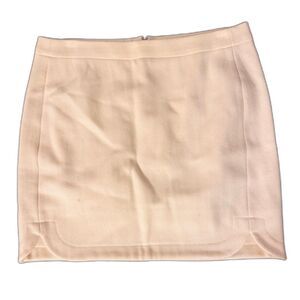 J. Crew Women's Cream Wool Blend Career Professional‎ Tailored Mini Skirt Sz 6